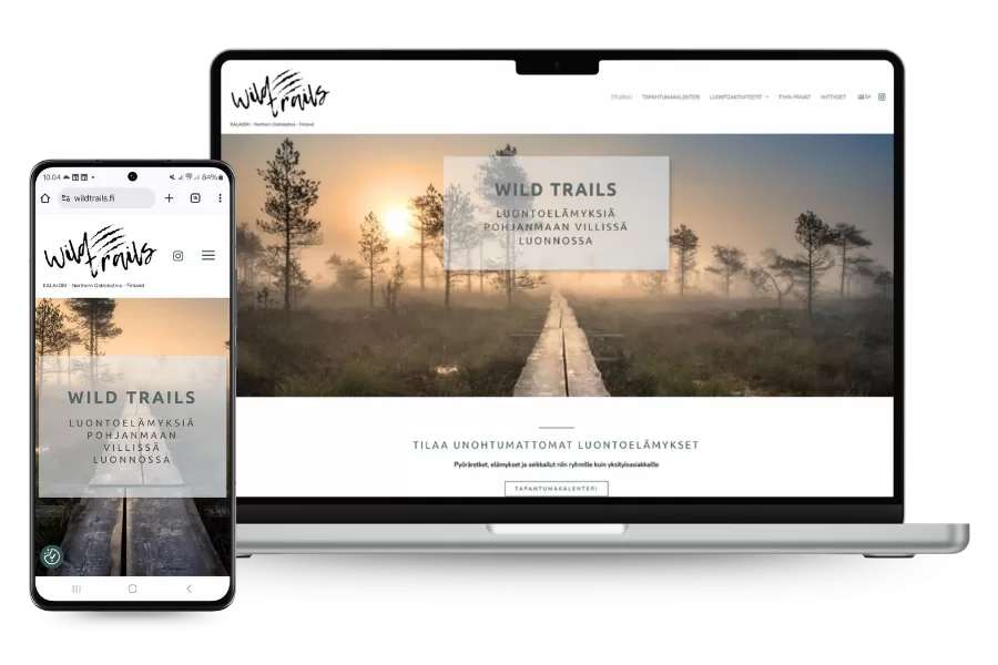 REFRENSSI: Wild Trails Kalajoki - ilme ja nettisivut REFRENSSI: Wild Trails Kalajoki - ilme ja nettisivut